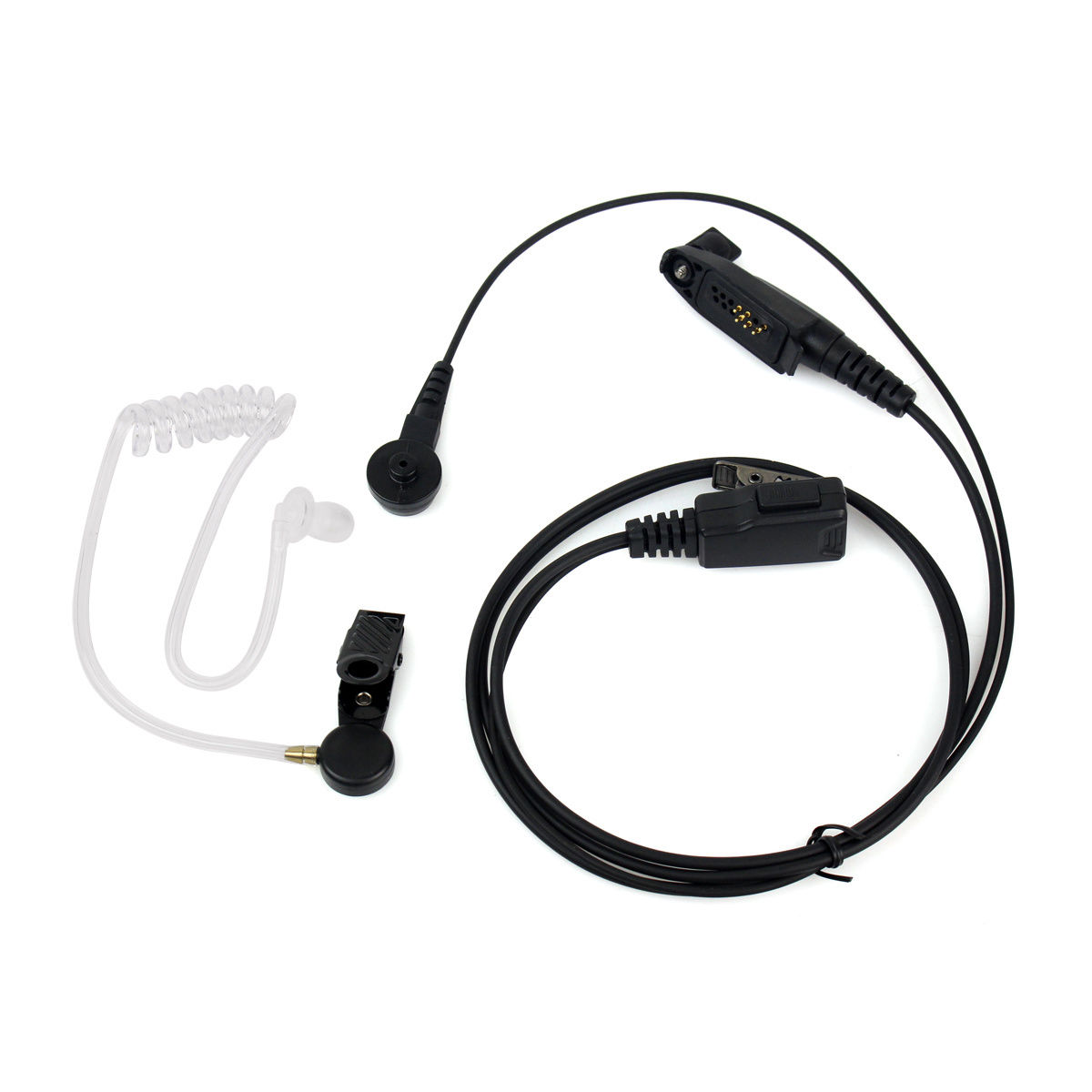 Covert Acoustic Tube Earpiece Earphone for Motorola GP328Plus GP329Plus GP338Plus Walkie Talkie